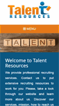 Mobile Screenshot of mytalentresources.com